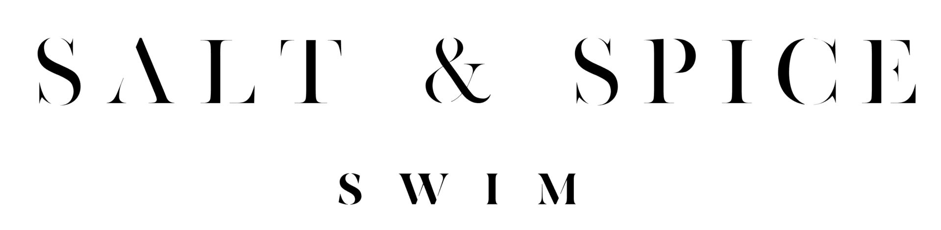 A green background with black letters that say " swim & sport."